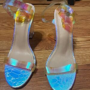 Fashion Nova Iridescent Heels